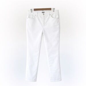 Talbots Cream Straight Leg Jeans